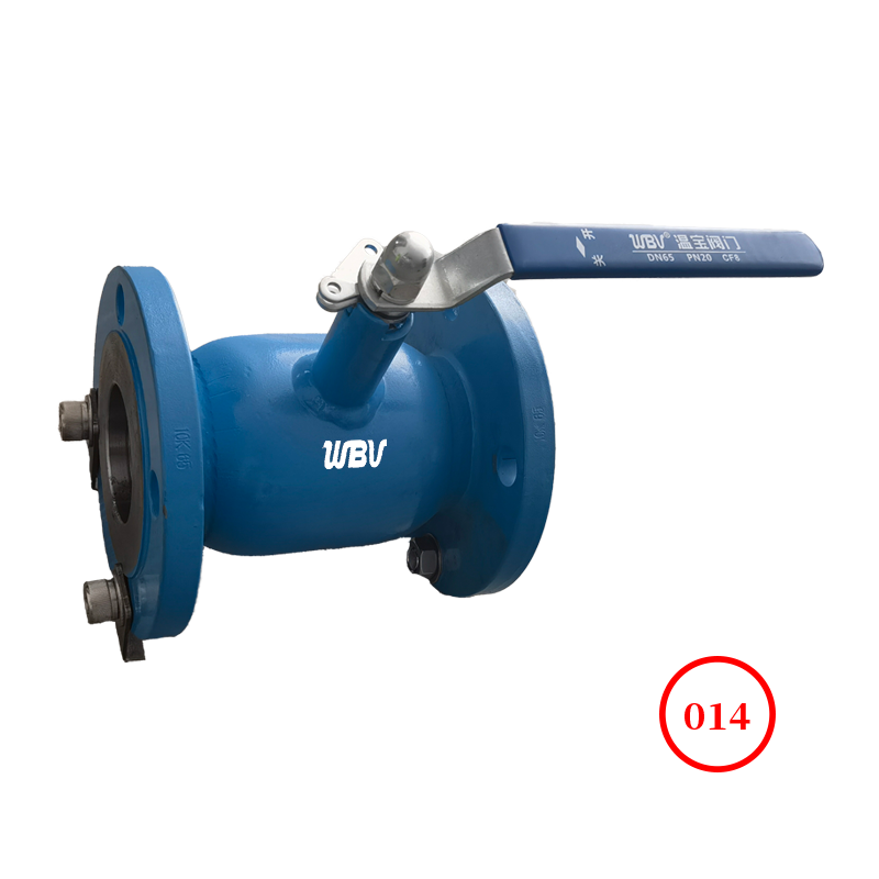 Fully welded reduced diameter ball valve Q41HF-20K CF8 ball fixed handle with lock KIS