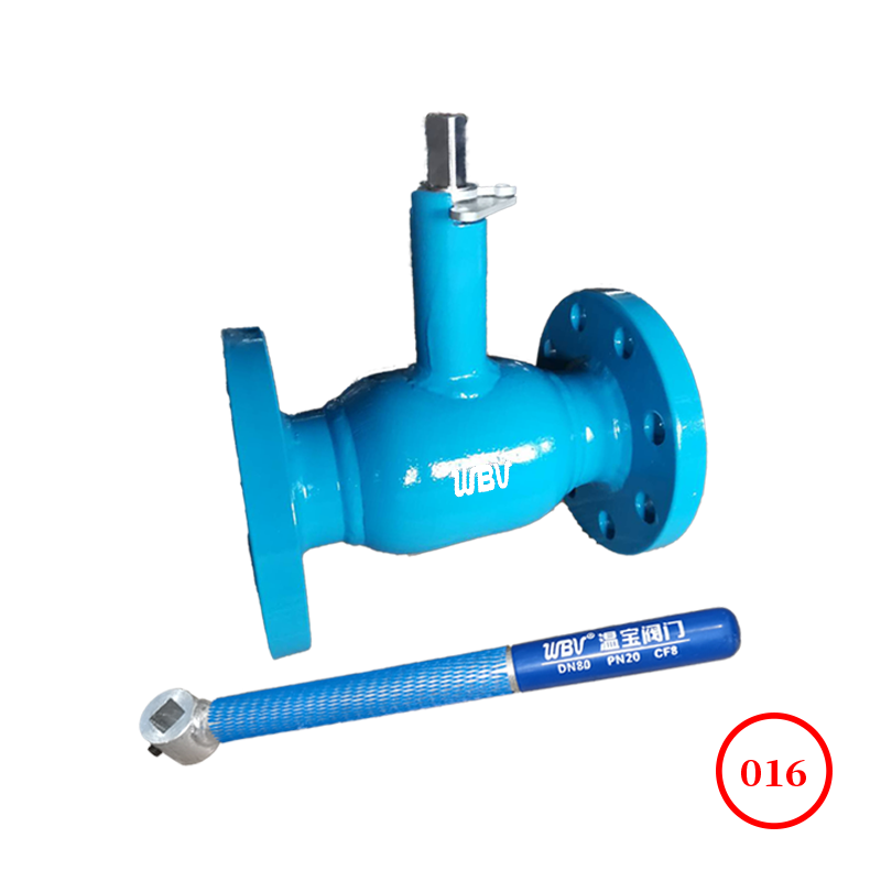 Fully welded reduced diameter ball valve Q41HF-20K CF8 ball movable handle with lock KIS