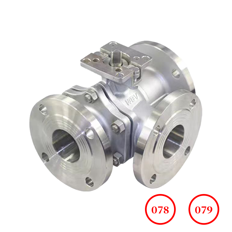 ??? ??? ?? ??? 3? ? ?? JB flange high-platform tee ball valve Q44-Q45F-16