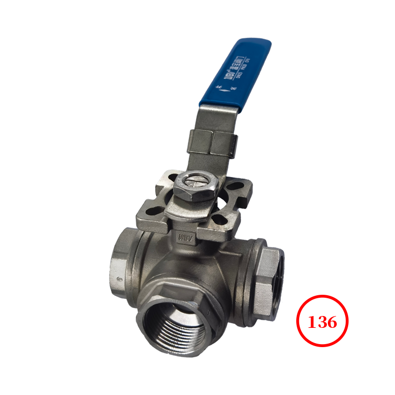 ?? ??? ?? ??? 3? ? ?? RC high-platform tee ball valve Q14/Q15F-64