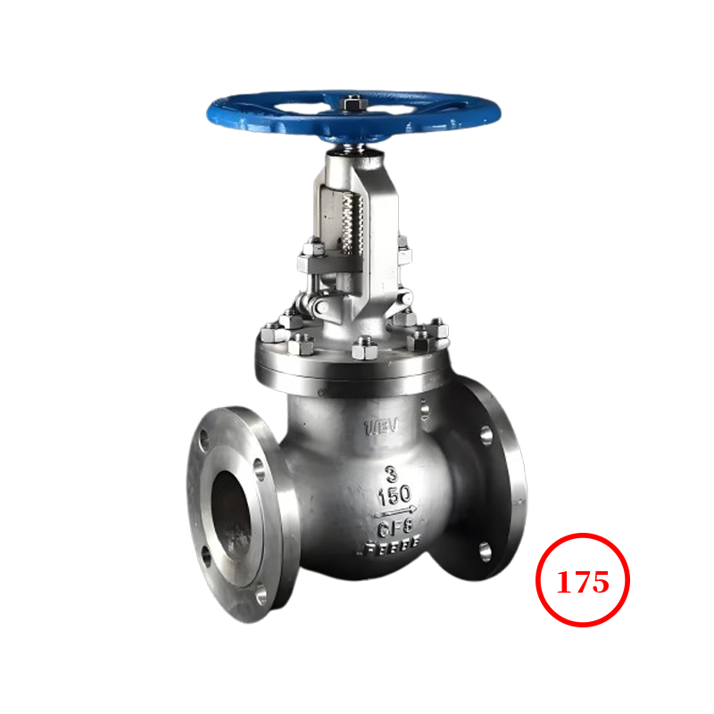 美標(biāo)不銹鋼法蘭截止閥 ANSI s.s flange globe valve J41W-150LB