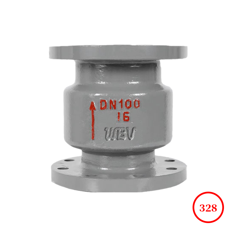 碳鋼法蘭立式止回閥 c.s flange vertical check valve H42W-16/25