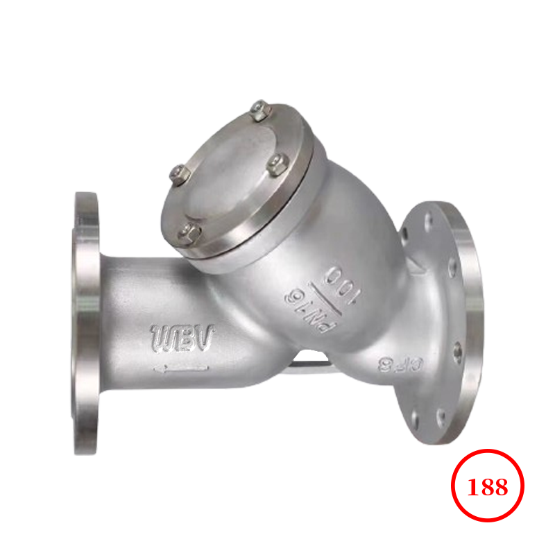 國標(biāo)不銹鋼法蘭Y型過濾器 GB s.s flange Y-strainer GL41W-16