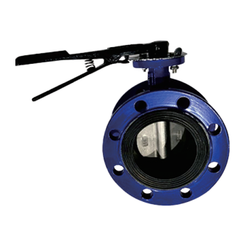 法蘭球墨鑄鐵蝶閥 flange SG iron butterfly valve D41X-10Q
