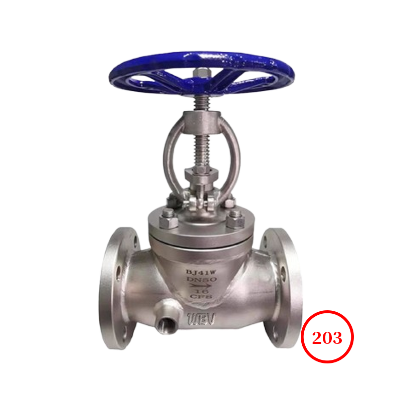 保溫法蘭截止閥 insulated flange globe valve BJ41H