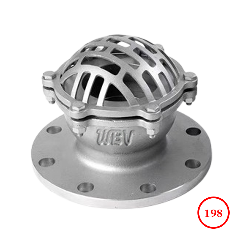 法蘭底閥 foot valve H42W-16