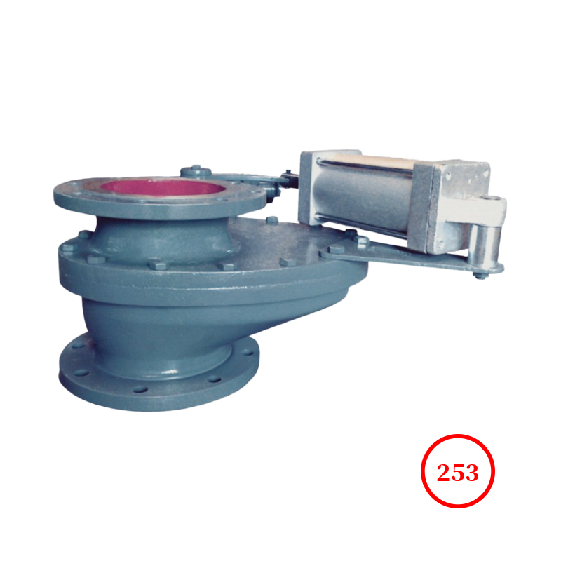 氣動擺動式陶瓷進料閥 pneumatic swing ceramics inlet valve BZ643TC-10C