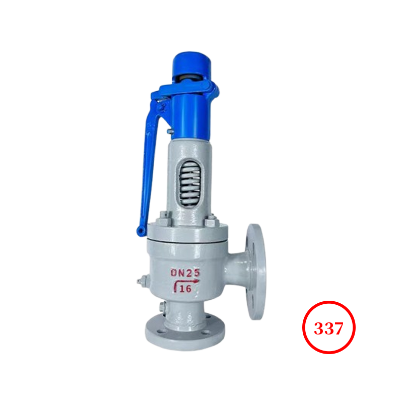 開放式帶扳手彈簧全啟式安全閥 open spring full-lift safety valve with level  A48Y