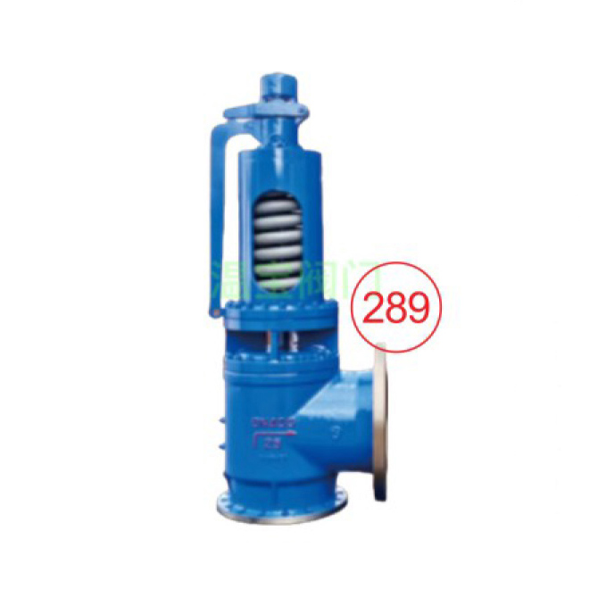 High temperature and high pressure safety valve with radiator and dual regulating valve for power station