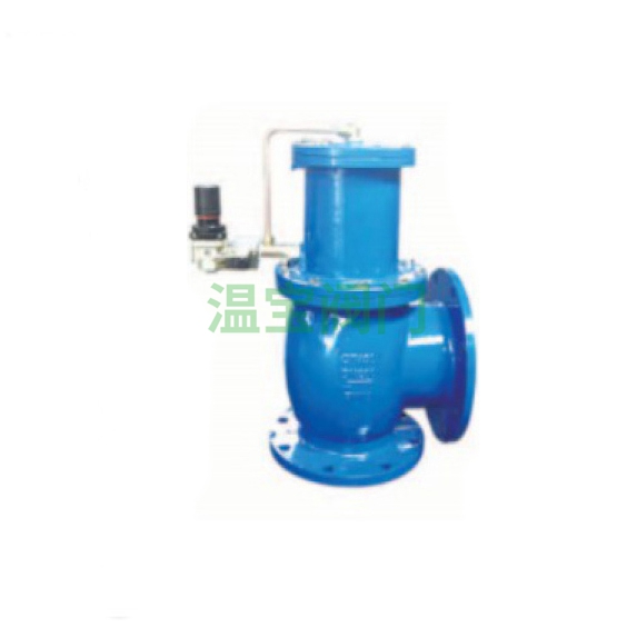 Electric piston quick opening sludge discharge valve